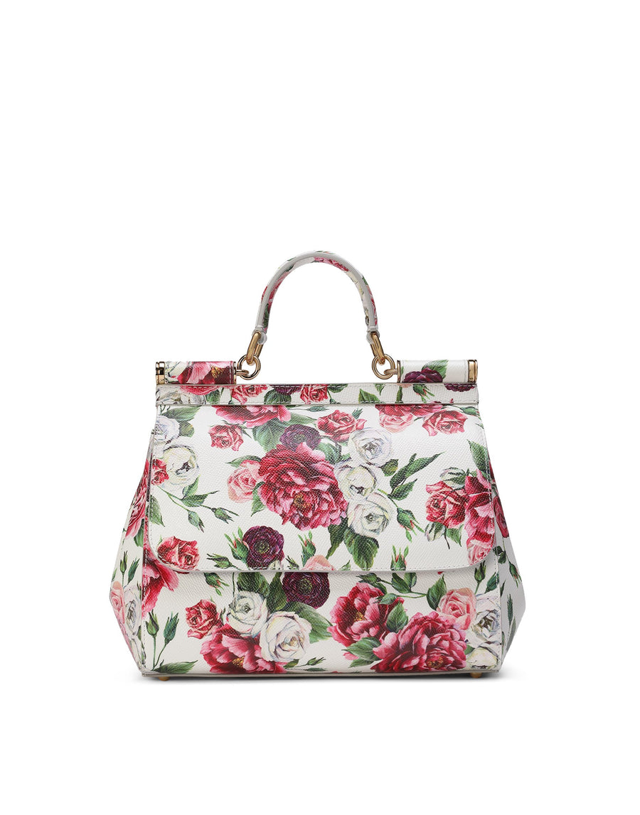 Handbag all-over roses print