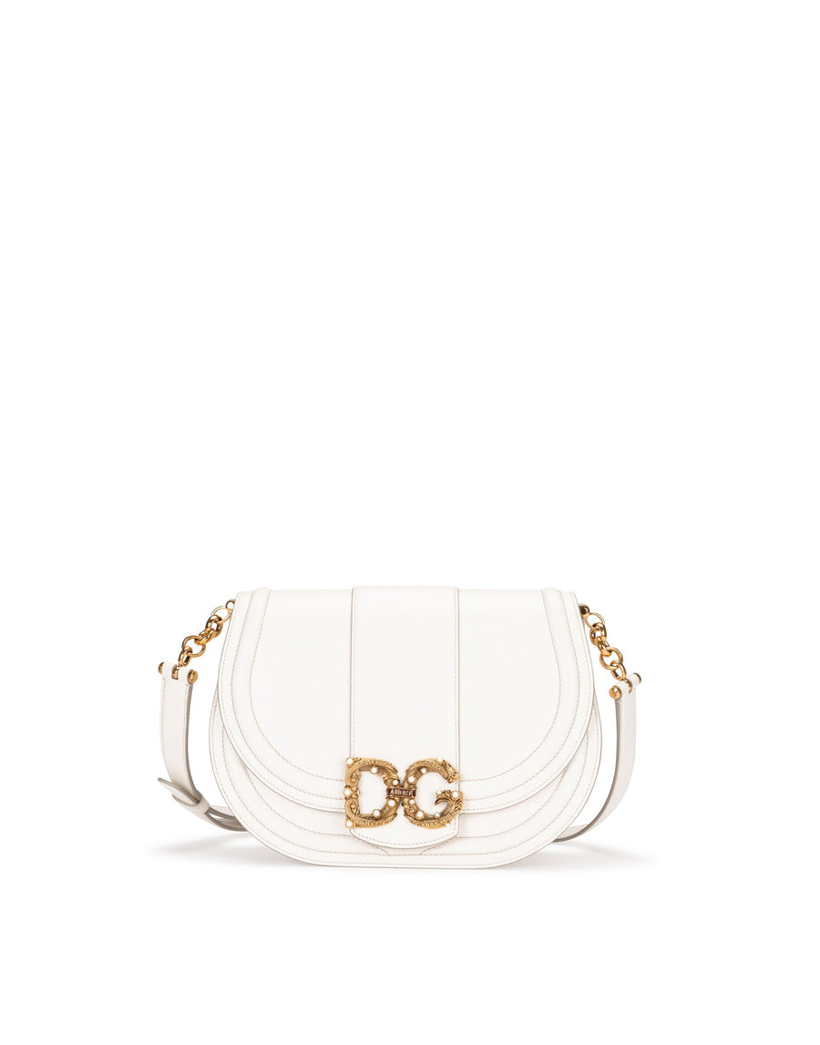 Calf leather crossbody bag with DG logo