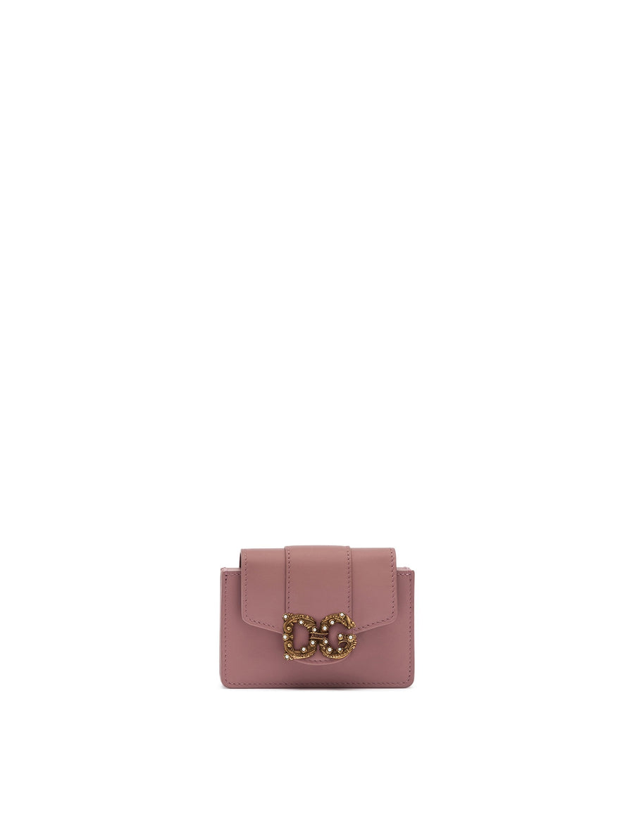 Card holder in soft calf leather DG Amore