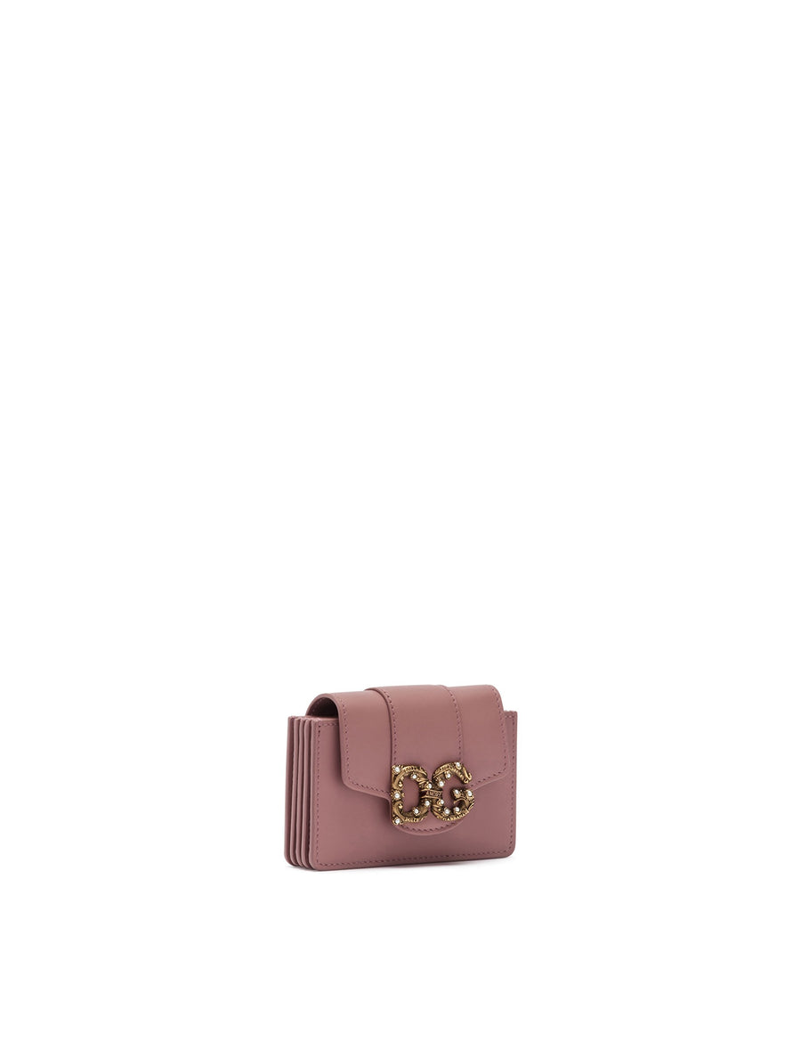 Card holder in soft calf leather DG Amore