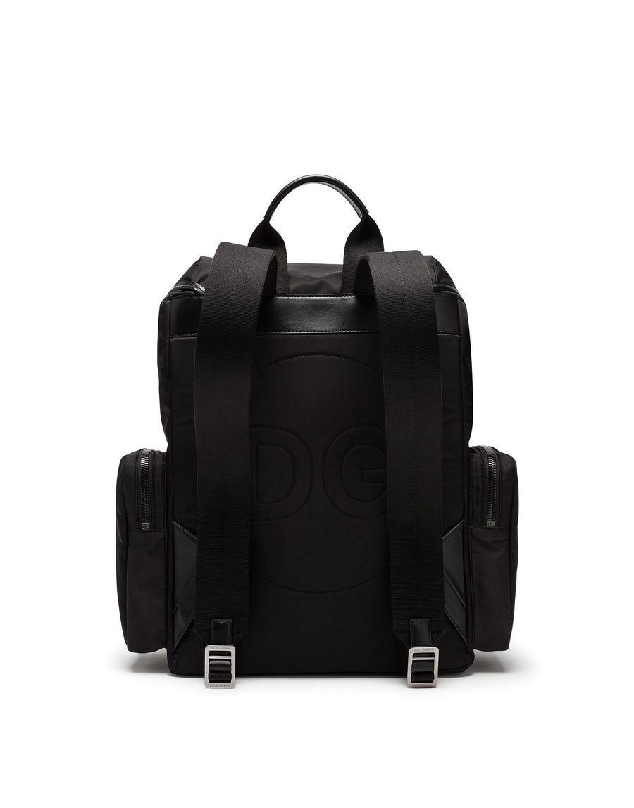 Sicilia DNA backpack in nylon with rubber logo