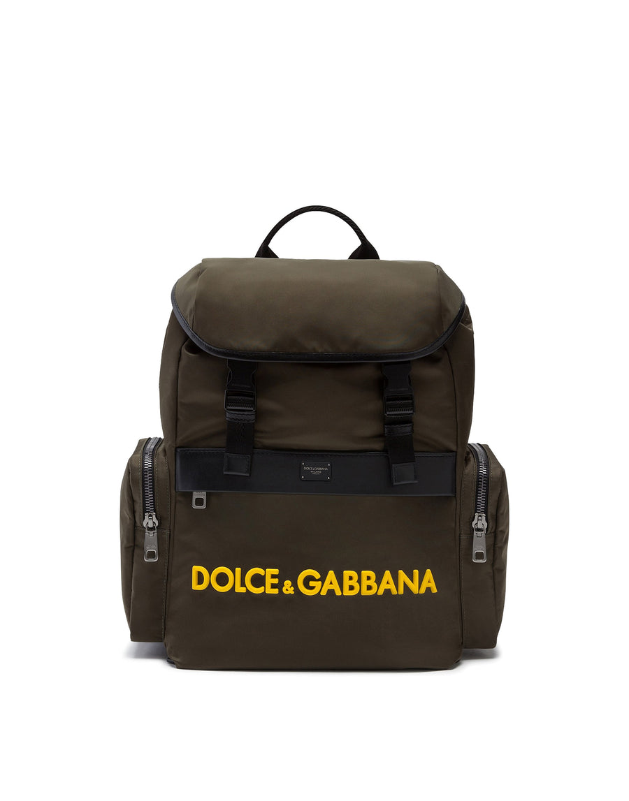 Sicilia DNA backpack in nylon with rubber logo