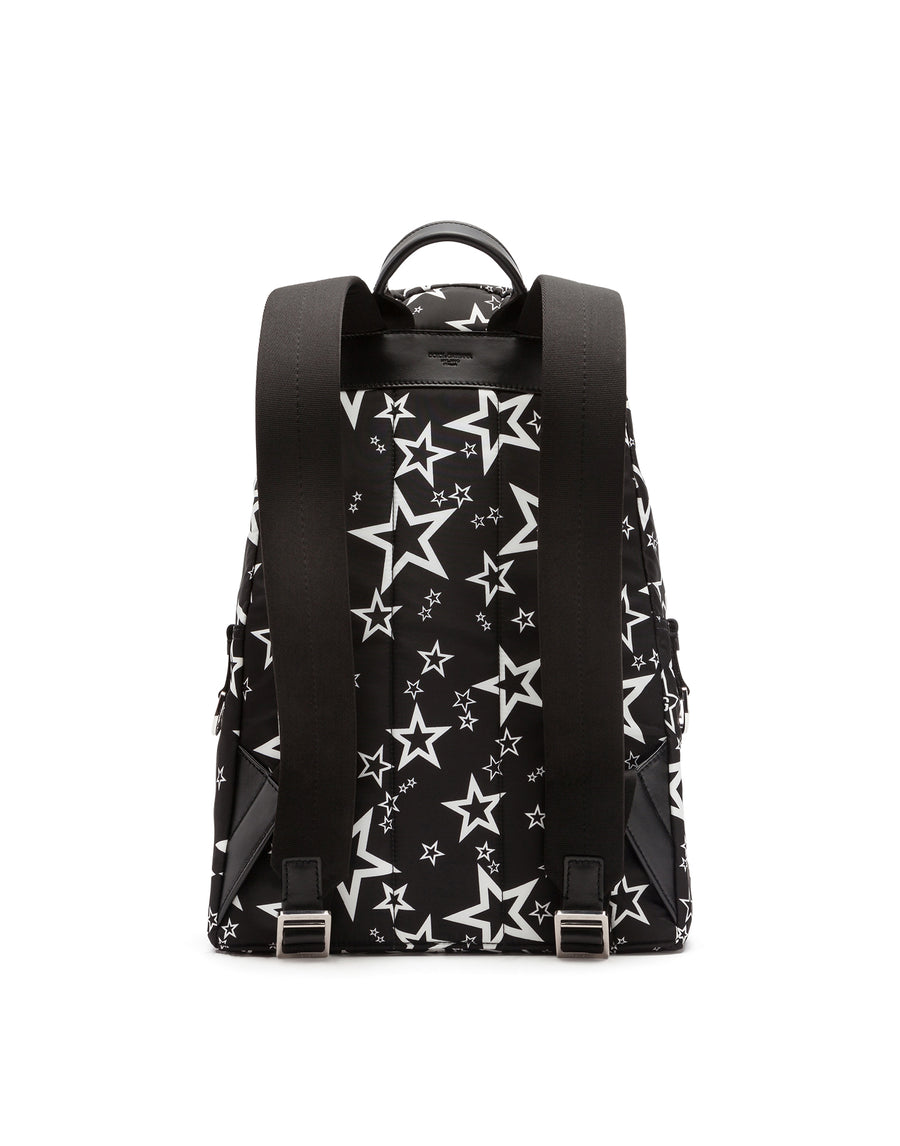 Backpack with all-over stars print