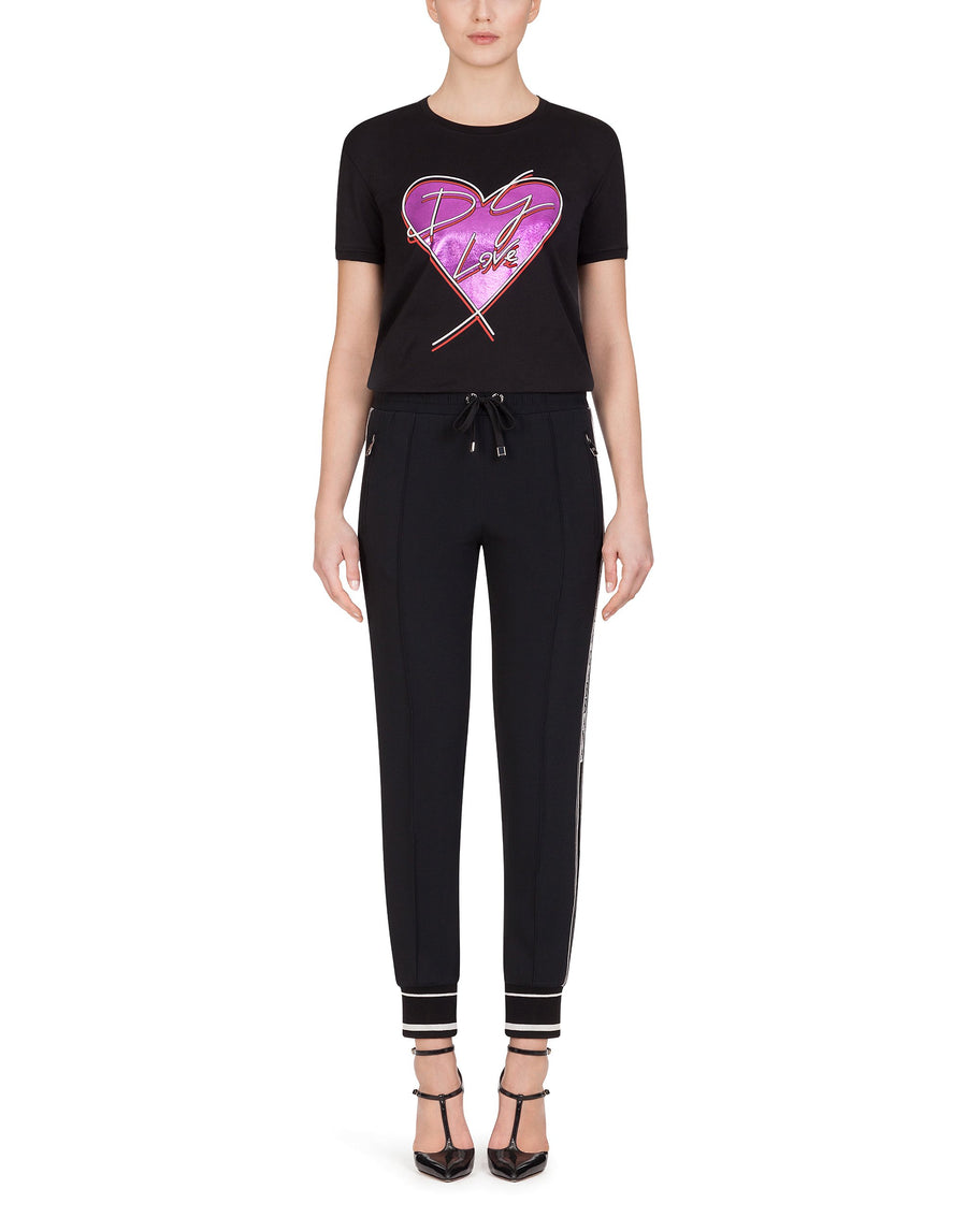 Crewneck t-shirt DG heart print