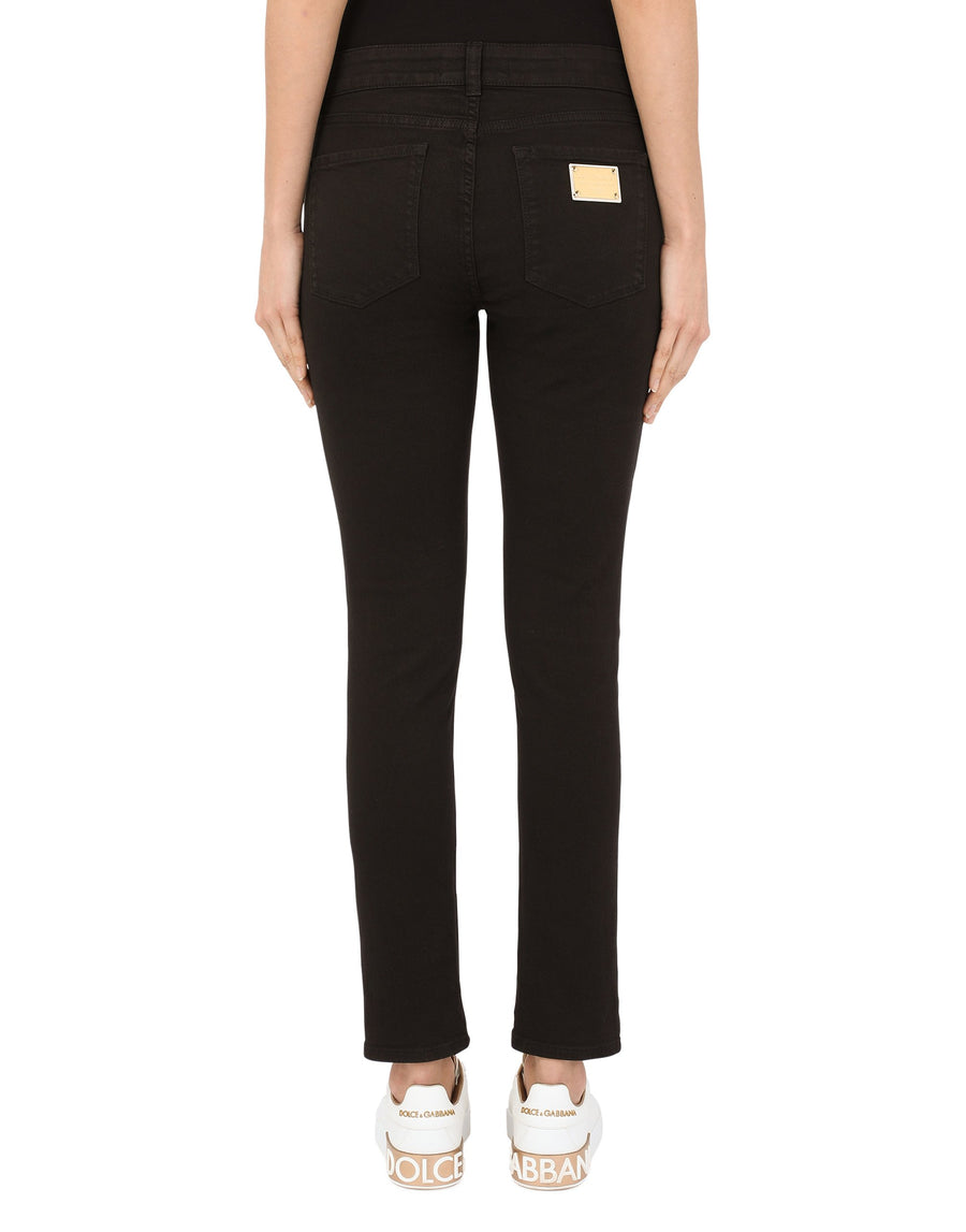 Five-pocket trousers in stretch cotton