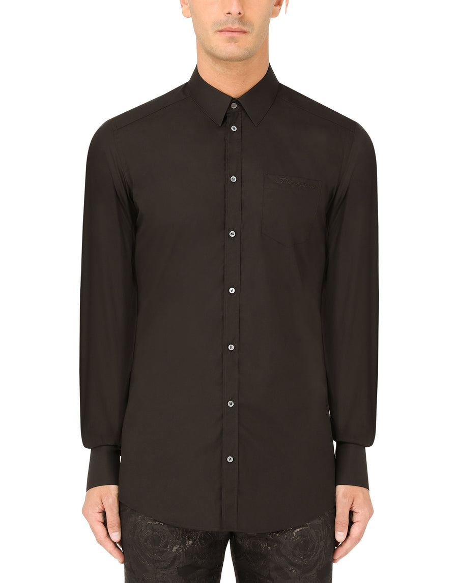 Cotton shirt with pocket DG