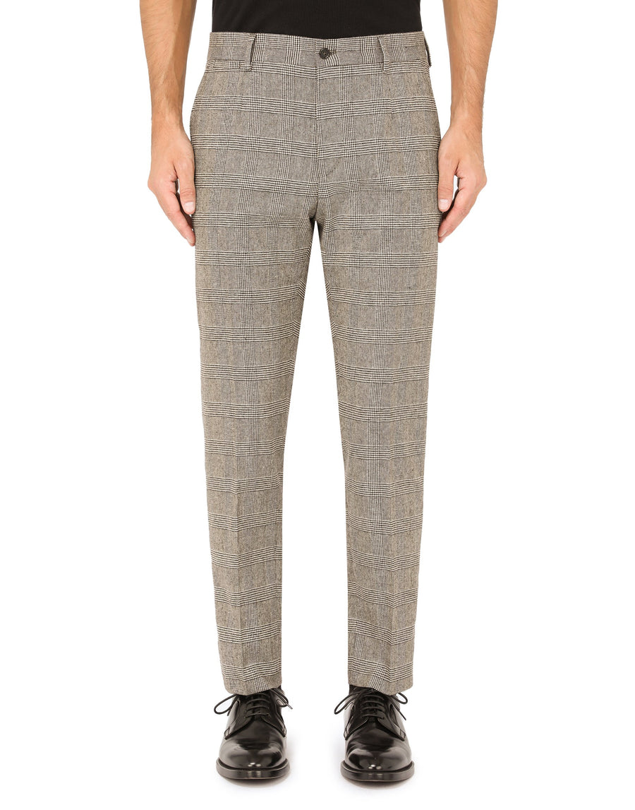 Prince of Wales wool trousers