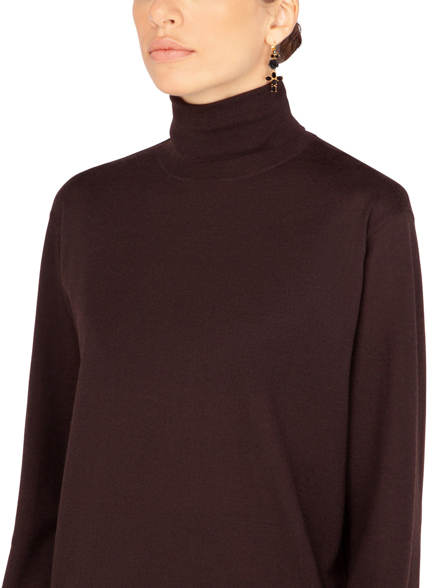 HIGH NECK SWEATER IN CASHMERE