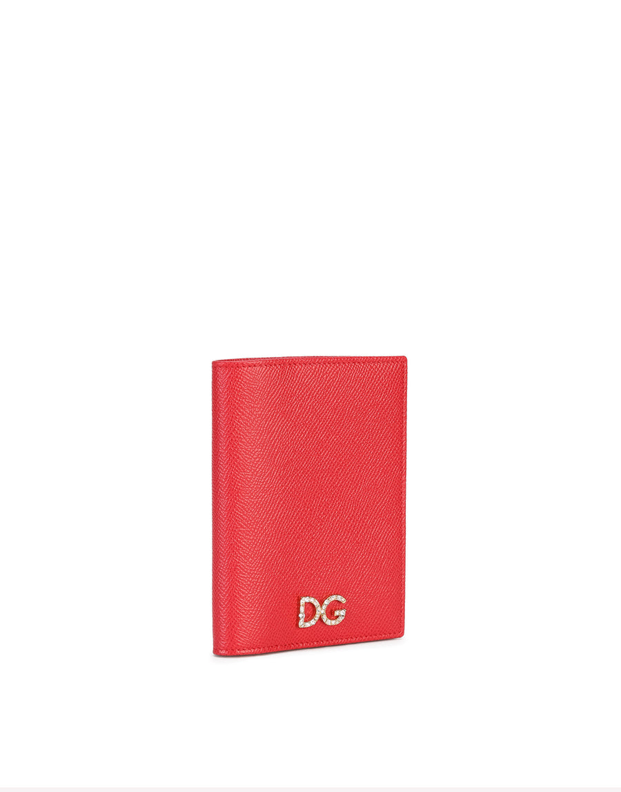 Dauphine calfskin passport holder