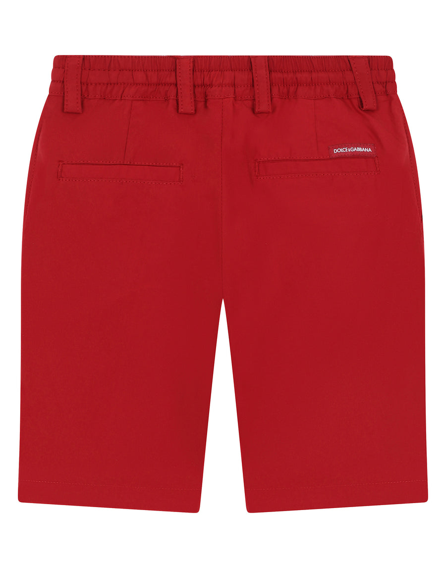 Poplin shorts with DG logo