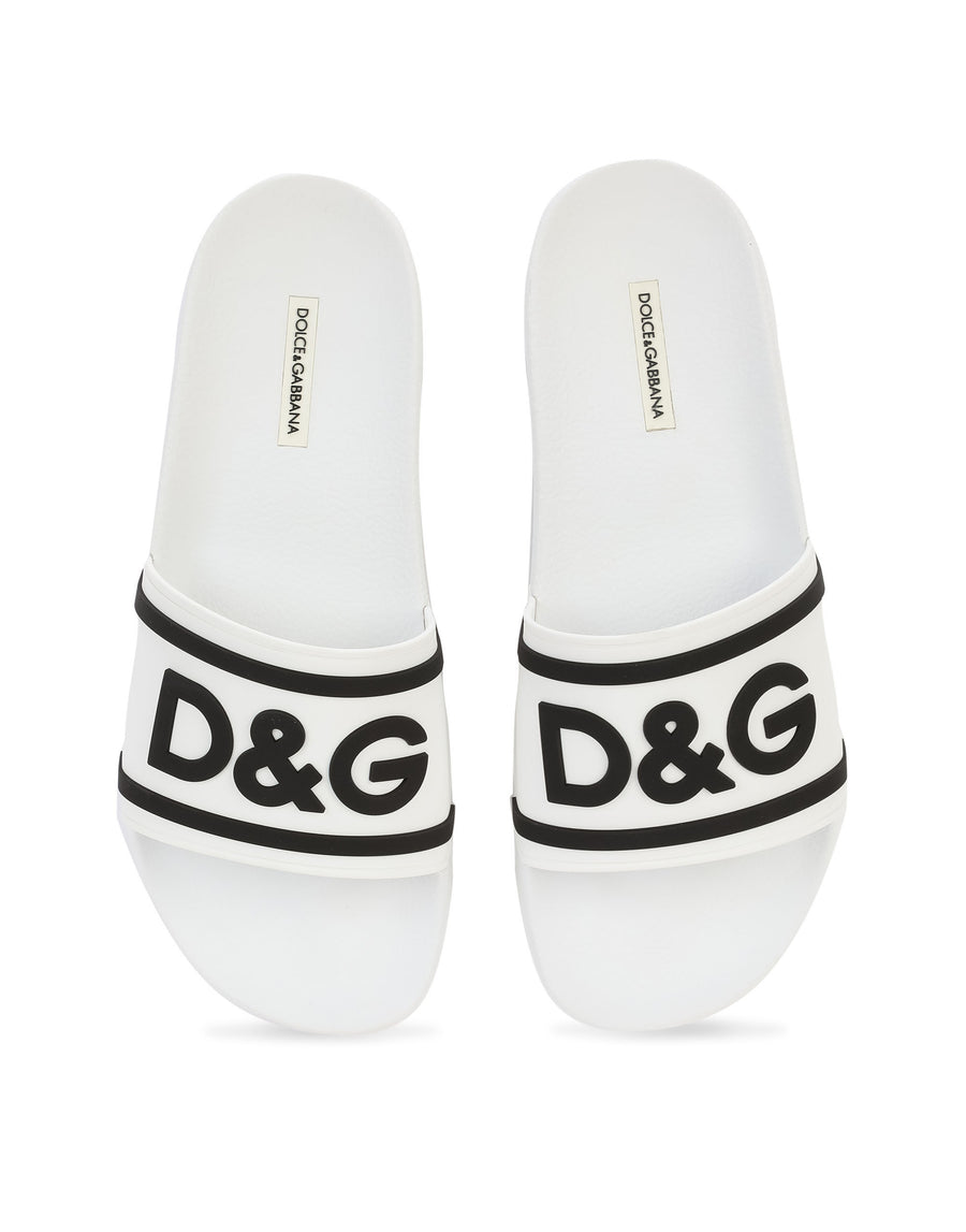 Beachwear sliders in rubber DG