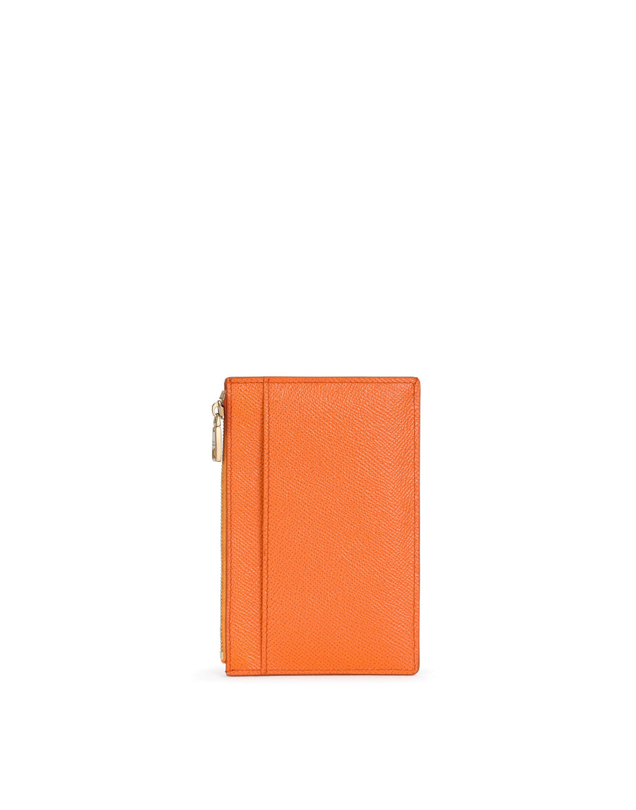 LARGE VERTICAL DAUPHINE CALFSKIN CREDIT CARD HOLDER