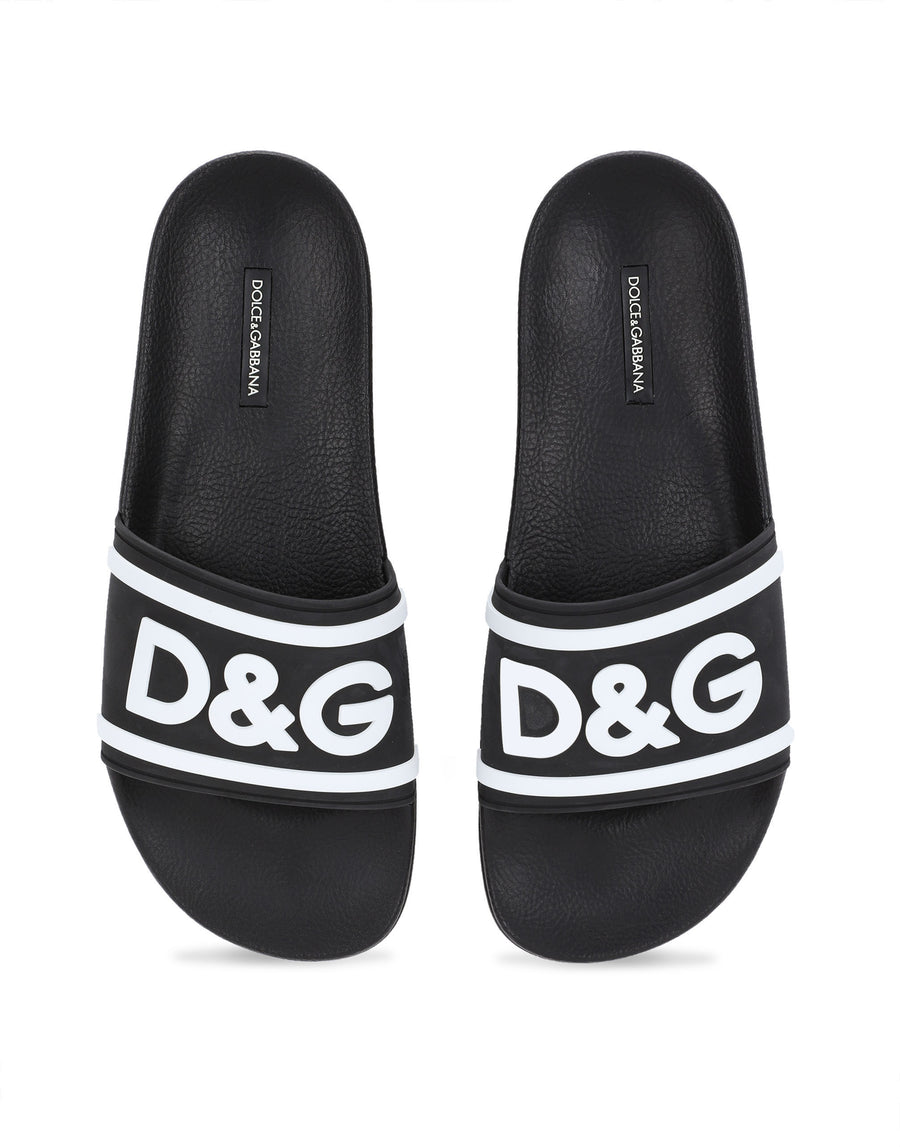 Beachwear sliders in rubber DG