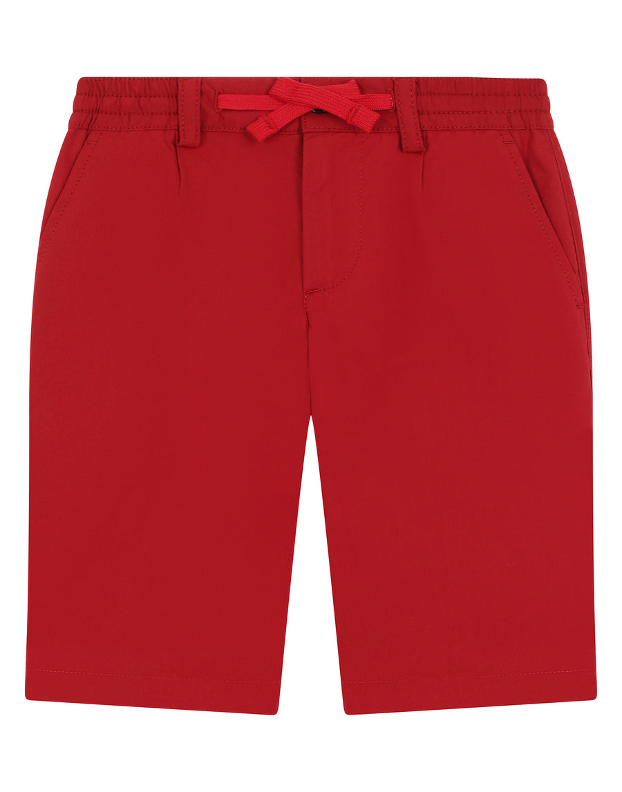 Poplin shorts with DG logo