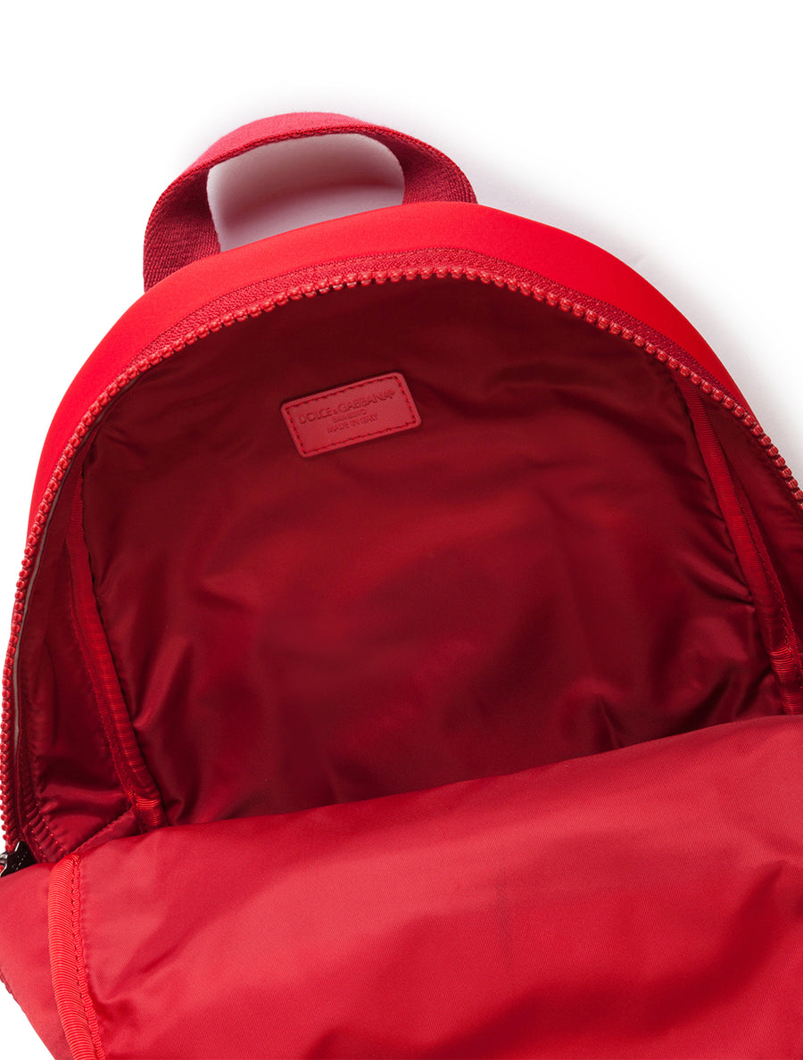 NEOPRENE BACKPACK WITH RUBBERIZED LOGO