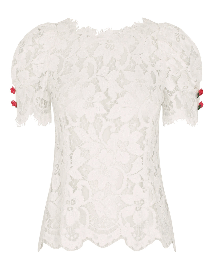 Dolce & Gabbana Blouse In Cordonetto Lace