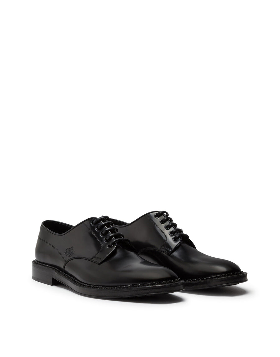 Calfskin derby shoes