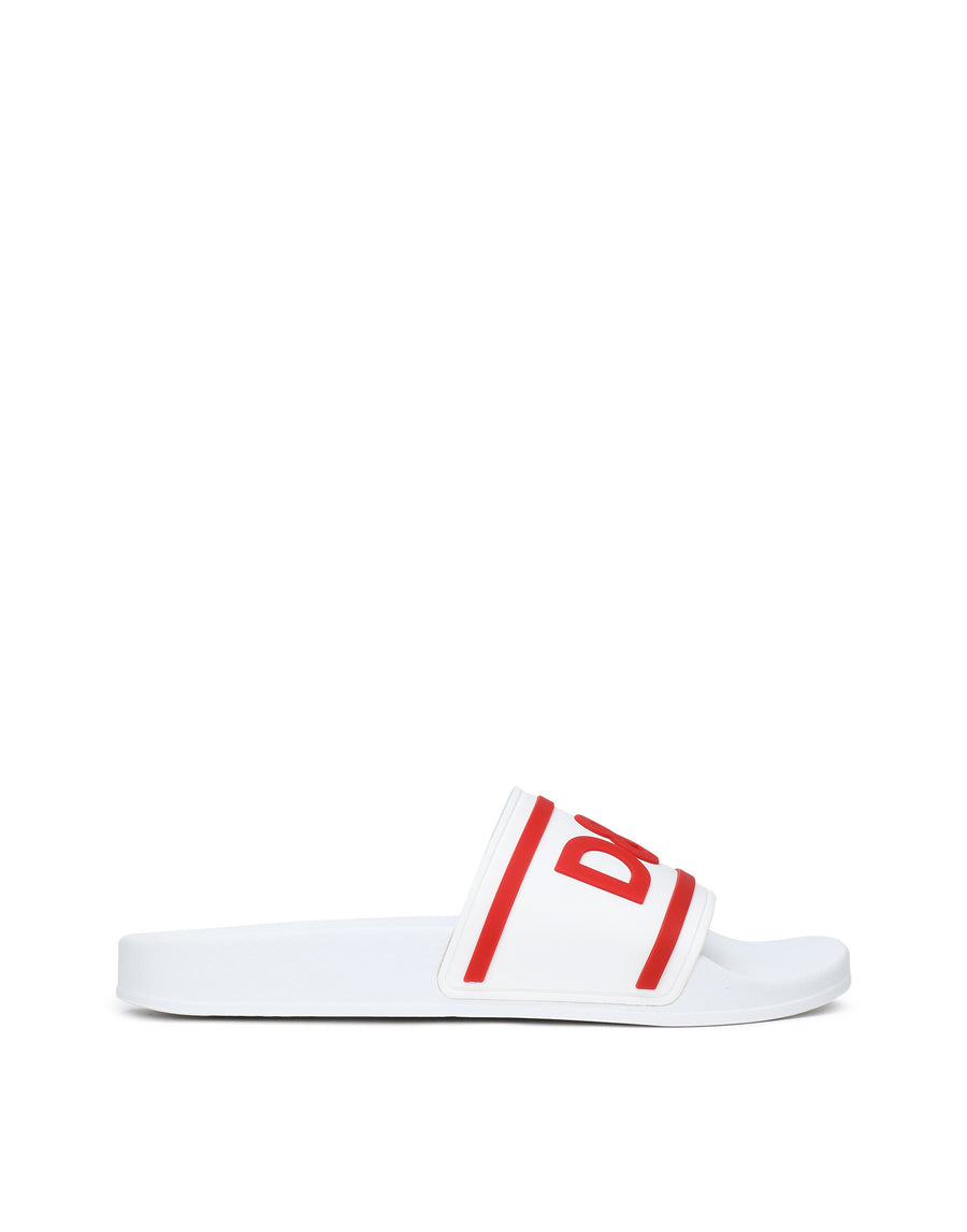 Beachwear sliders in rubber DG