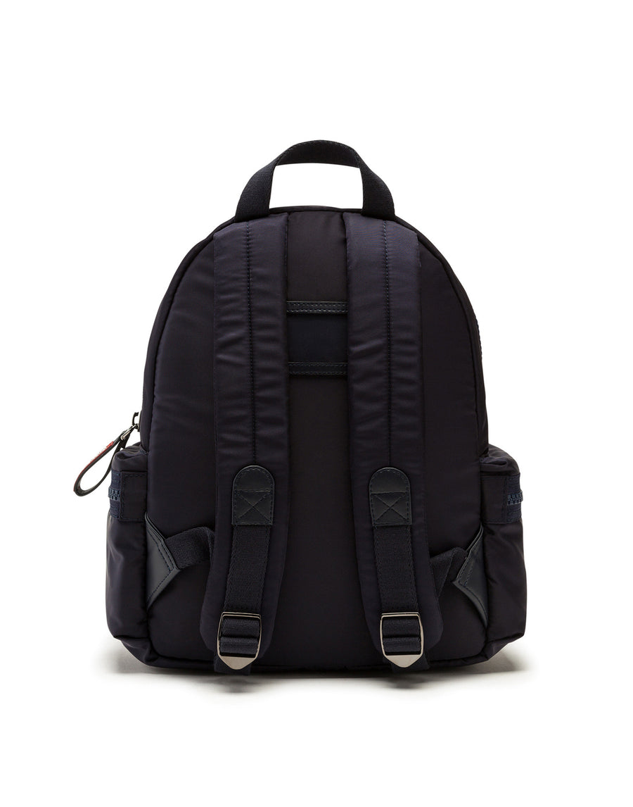 NYLON BACKPACK WITH RUBBERIZED LOGO