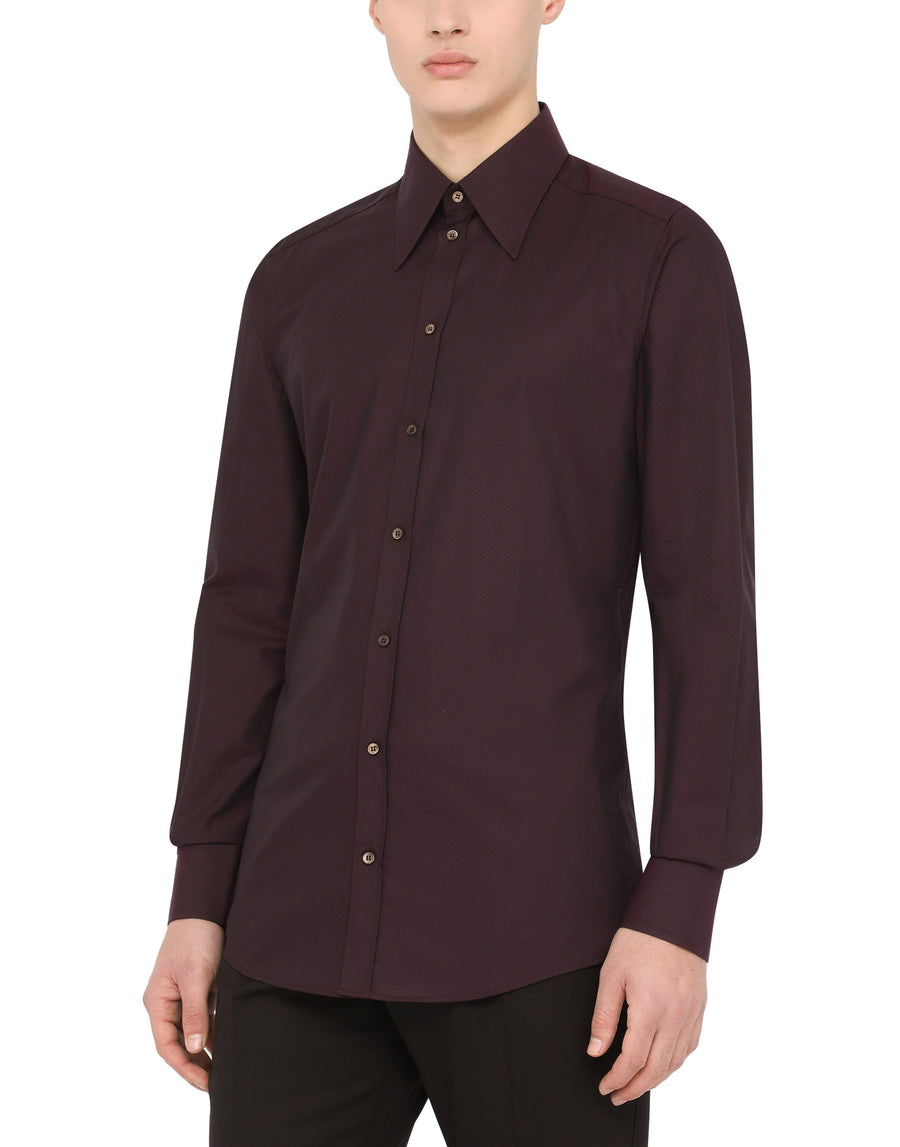 micro dots jacquard shirt